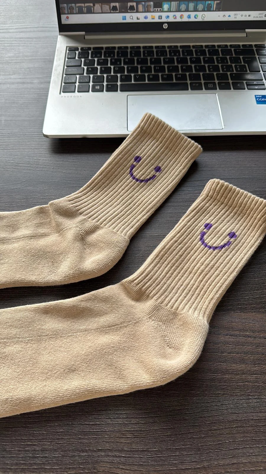 Bestickte Socken
